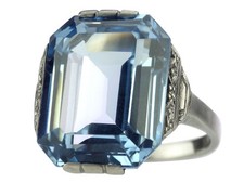 Art-Déco 835 Silber Spinell