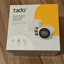 tado X Starter Kit Smartes Heizkörper mit Thermostat + Bridge neu & versiegelt