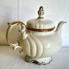 Teekanne Mit Sieb Volkstedt Elfenbein Beyer / Bock