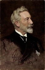 Künstler Ak Schwarz, Alfred, Kaiser Wilhelm II., Portrait im Exil... - 11443869