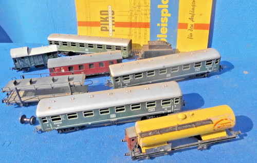 Konvolut alte wagons - ho,