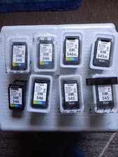 leere Druckerpatronen -Original CANON Pixma 3x PG 545,  5x CL 546