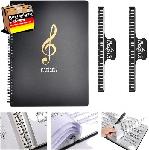 Notenmappe für musiker mit - für,