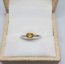 10k Echt Weißgold Natürlich