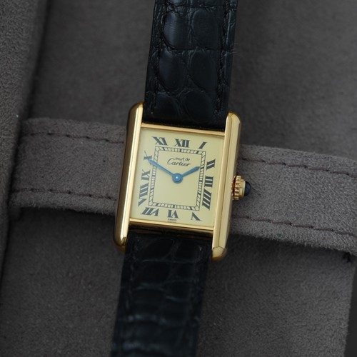 Cartier tank vermeil ref 1613 - cartier,