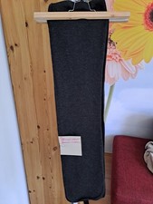 Winter-Schal von TCM, schwarz-grau, gestricktes Gewebe, Länge: ca. 170x20 cm