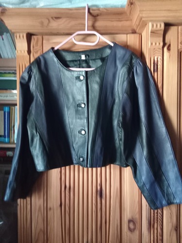 Damen lederjacke lila - damen, lederjacke*lila/schwarz