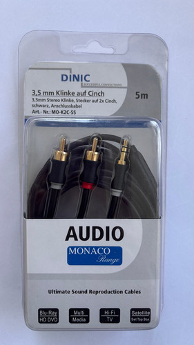 Dinic 5mm stereo klinke - 3,5mm,