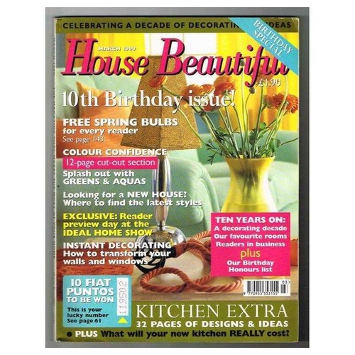 House beautiful magazine - house, march