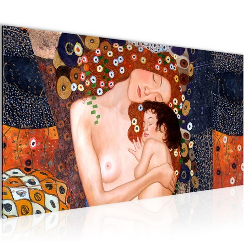Wandbild gustav klimt - wandbild, mutter