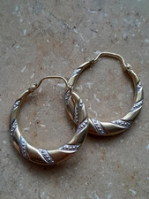 333er Gold Creolen Ohrringe