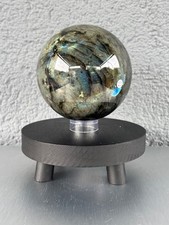 Labradorit Kugel (ca. 1538g, ca. 10,2cm) ohne Halter/ohne Deko