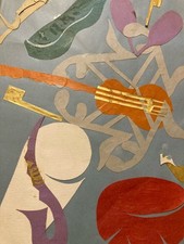 Schönes Collage 1950 Musik