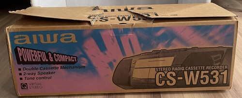 Aiwa w531 stereo radio - stereo,