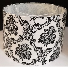 Lampenschirm E27 schwarz weiß