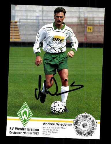 Autogrammkarten werder - 8,
