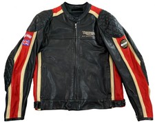 TRIUMPH Braddan UK Biker Motorrad Lederjacke 56 XL