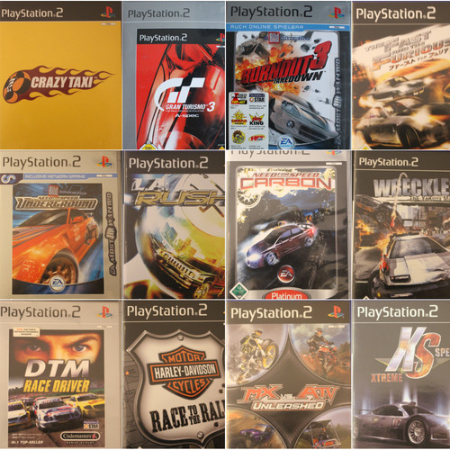Playstation racing games - playstation, 2
