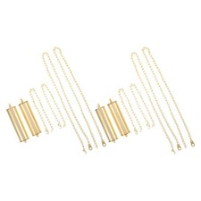  2 Sets Standuhrgewicht, Standuhr, dekorativer Hammerersatz, Vintage-Golduhr,