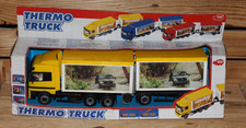 Altes unbespieltes Spielzeugset Dickie Thermo Truck 38cm LKW Anhängerzug