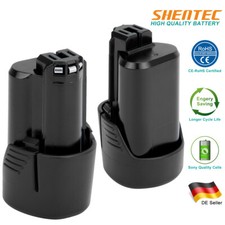 2X 3AH 10.8V/12V Li-ion Akku für Bosch BAT411 GSR GWI GSA GDR GMF GOP GOS 10.8V