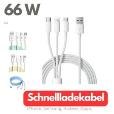 1,2m Multi USB Ladekabel 3 in