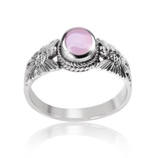 MATERIA Solitär Ring Blume