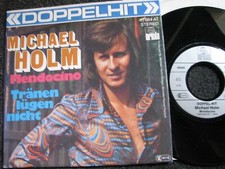 Michael Holm-Mendocino 7" Vinyl-1977 Germany-Ariola-17 664 AT-Doppelhit
