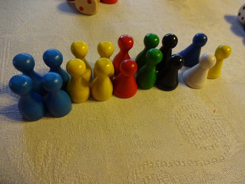Spielsteine blau gelb 2 - 17,