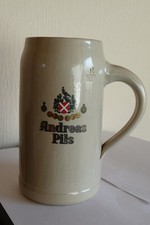 Andreas Pils Bierkrug  Steingut  Keramik   /  1,0 L  /  Sehr Selten