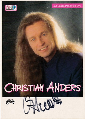 Autogramm christian anders - autogramm,