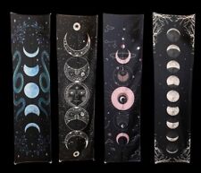 Wandteppich Wandtuch Wikinger Wolf Runen Lunula Hexe Magie Mond Phase Luna Yoga