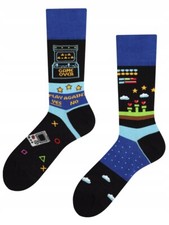 Socken TODO COLOURS Spielleiter lustige in Schwarz Bunte Verrückte Game Master