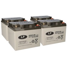 Bleigel Akku 4x 12V 38Ah