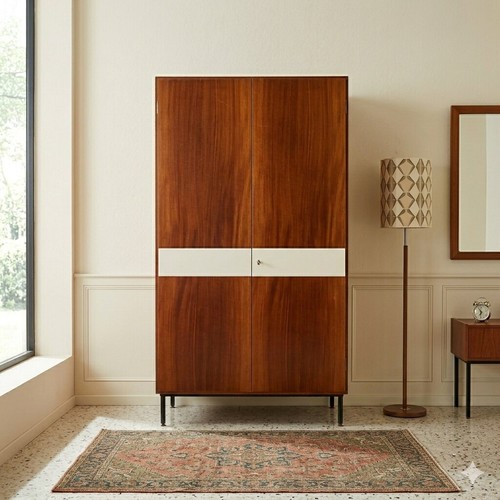 Vintage schrank mahagoni - schrank,