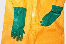 3S PROCHEM KAT 3 Schutzanzug Ganzkörperanzug Overall Schutz-Anzug gelb Einweg