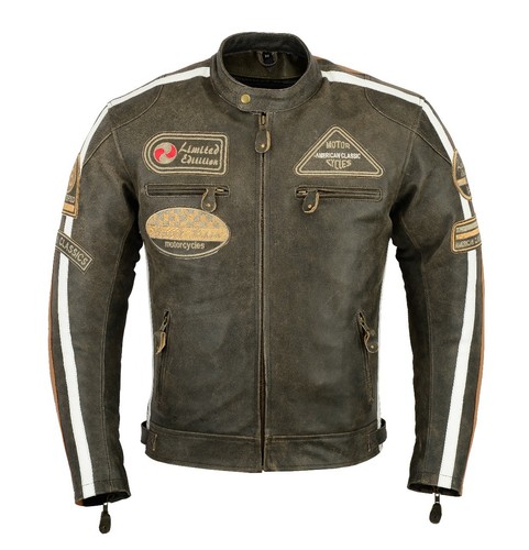 Neu herren motorrad lederjacke - neu,