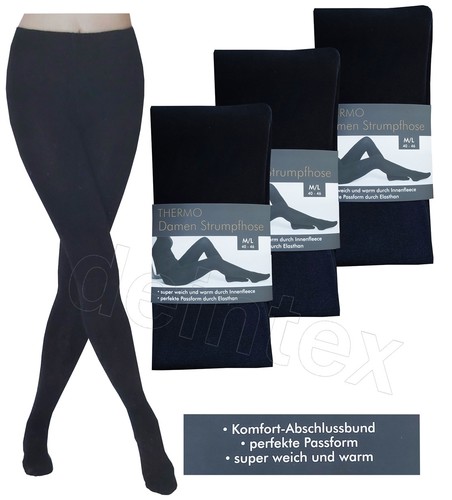 Damen thermo strumpfhose - thermo,