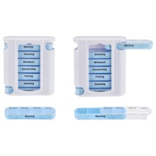 2x Tablettenbox Pillenbox