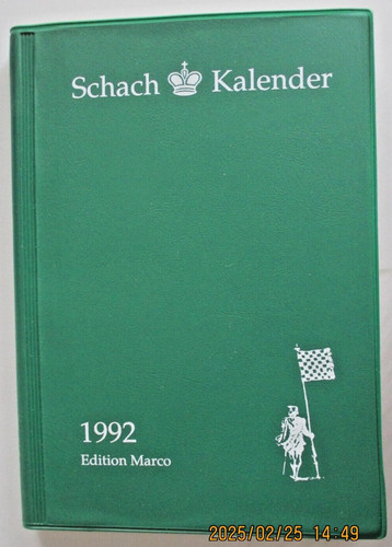 Schach kalender 1992 - , edition