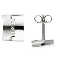 Stud Earrings 950 Platinum