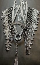 Araber Showhalfter-Set,vorführ Halfter,Pferdeschmuck,Silber-schwarz, Fohlen Mini