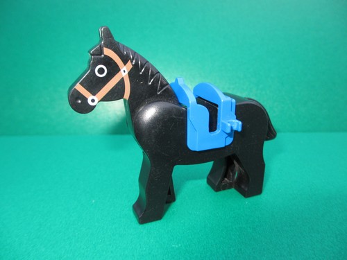 Lego pferd mit sattel - pferd, rappe