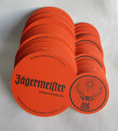 Jägermeister glasuntersetzer - jägermeister,
