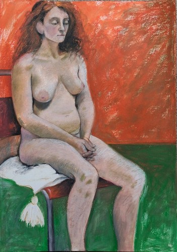 Pastell gemälde akt - gemälde,