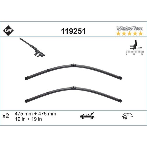 Swf 119251 scheibenwischer - 119251,