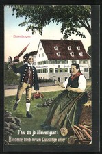 Dusslingen, Paar in Tracht