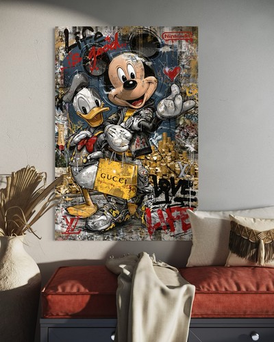 Micky maus leinwandbild mouse - leinwandbild,