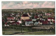 Relief-AK Eibau, Ortsansicht