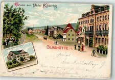 13631767 - 8245 Glashuette Deutsche Uhrmacher Schule Hotel Kaiserhof 3 zeiliger